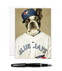 Owsald goes to a Jays Game card - blank inside - 5x7