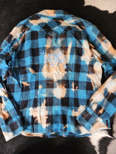 Too Cold To Care distressed flannel - size small