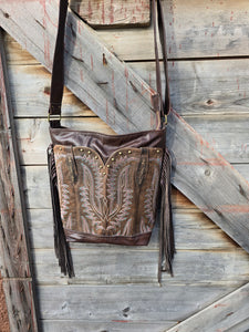 Shades of Brown Boot Bag