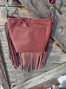 Rose and Turquoise Boot Bag