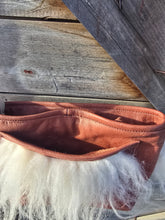 Maja Sheepskin Trimmed Purse