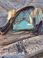 Turquoise Abigail Bag