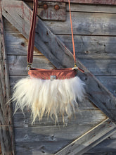 Maja Sheepskin Trimmed Purse