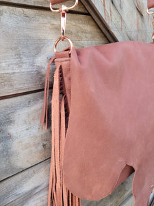 Leather Fringe Bag