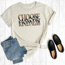 Leopard Choose Kindness - graphic tee - size small